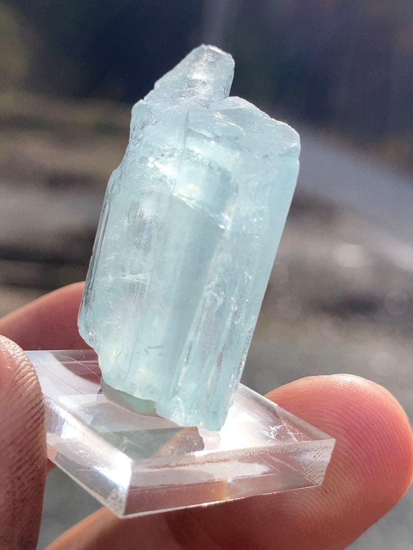 アクアマリン 原石 天然石 パキスタン産 結晶 透明 インテリア ジュエリー 3