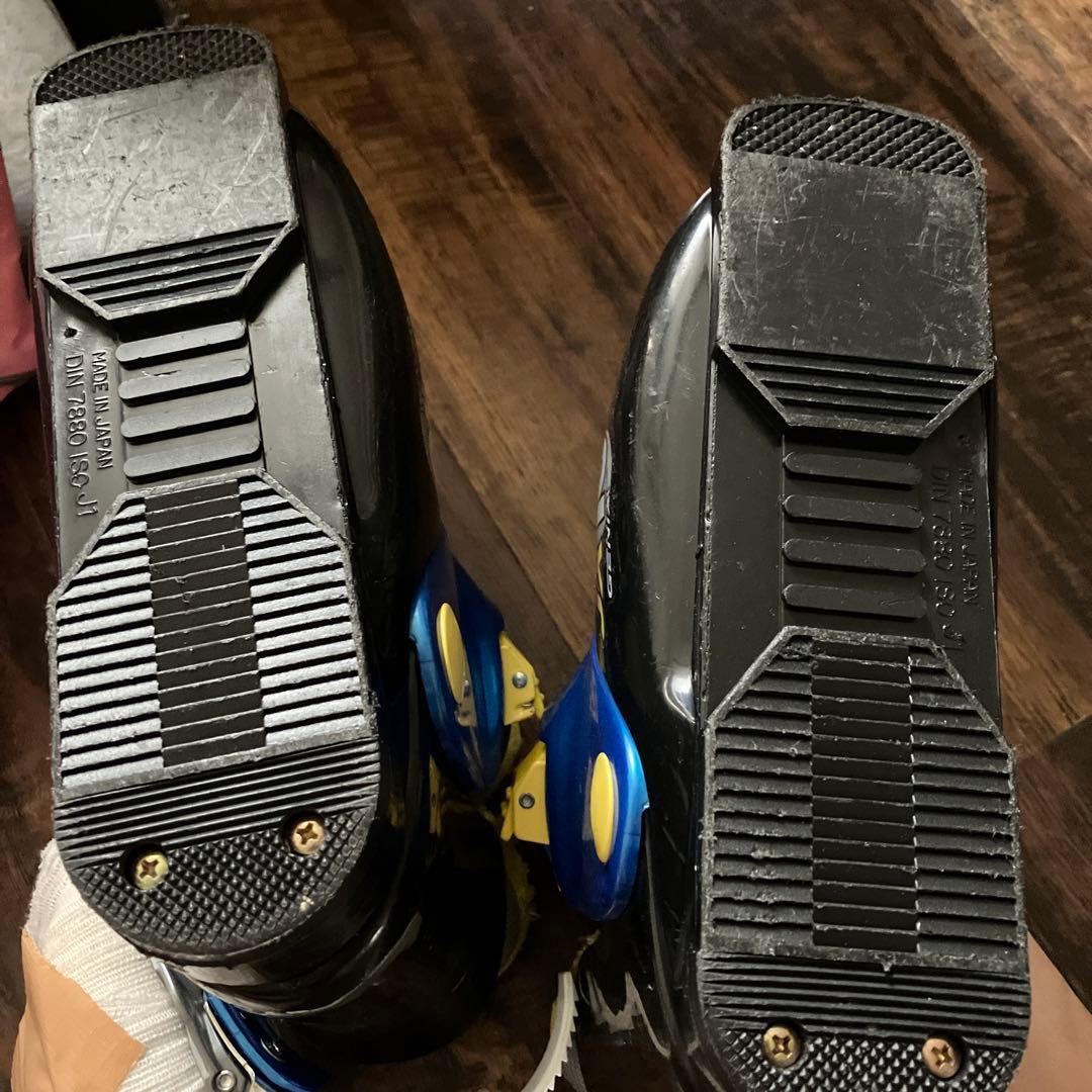 DriveOne アルペンスキービンディング スキーポール100センチ靴付キッズ