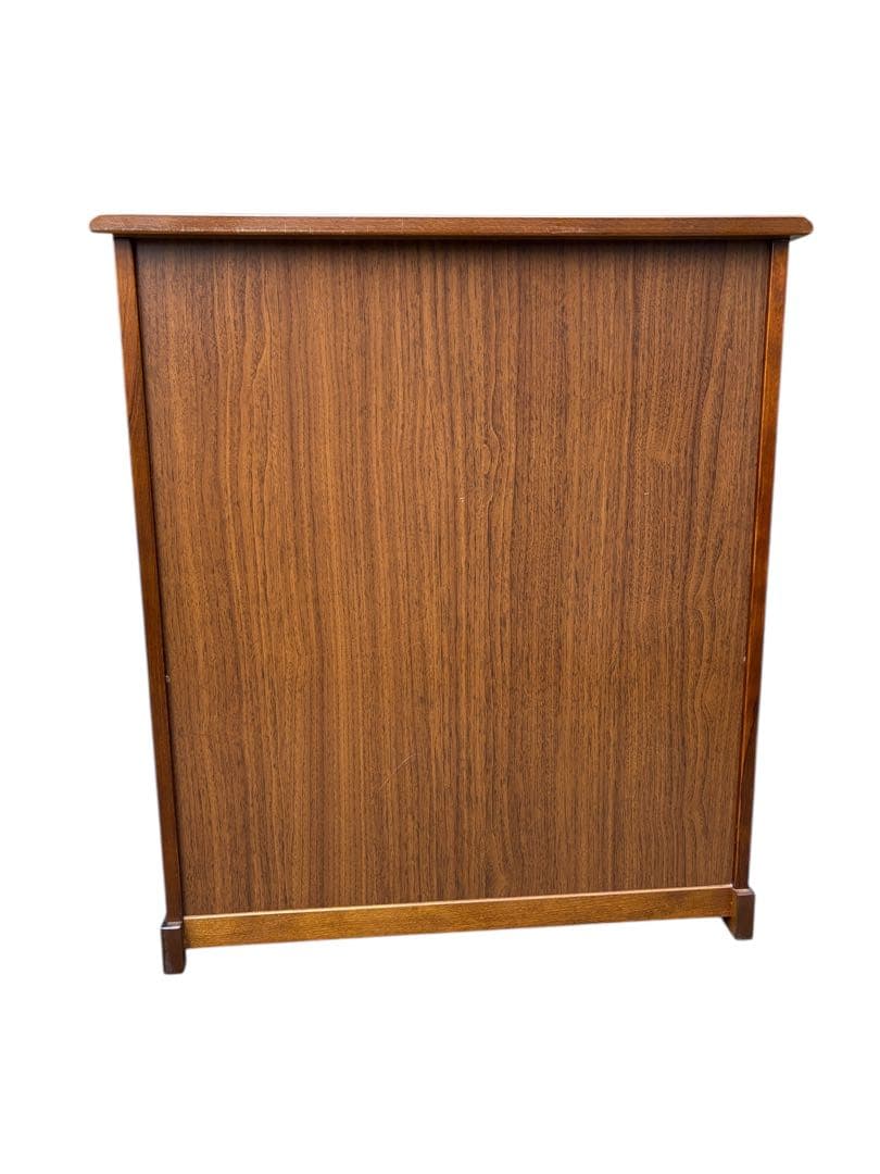 オールドカリモク ビンテージ 木製 キャビネット コロニアル 飾り棚 ブラウン