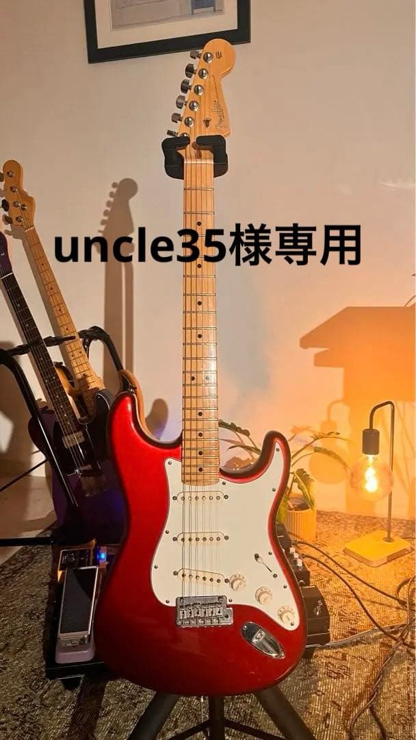 Fender american standard ストラトcandy apple