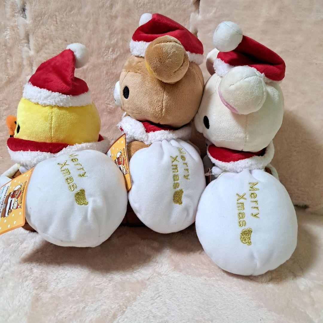 お顔厳選 2013 リラックマ ストア限定 クリスマスサンタ ぬいぐるみ3体