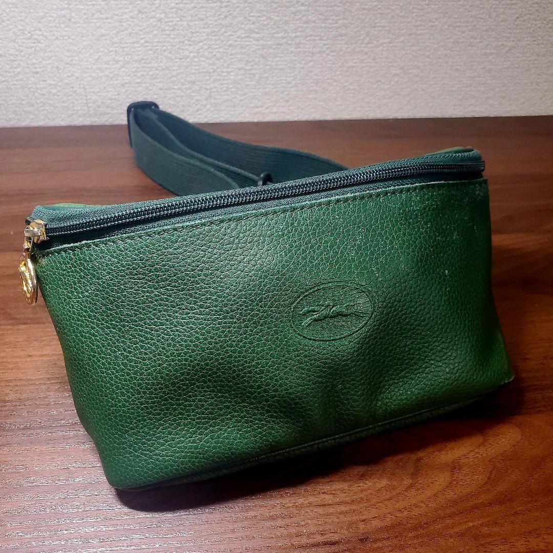 フランス ロンシャン Longchamp レザー ウエストポーチ
