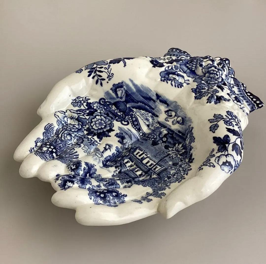 英国ヴィンテージ ♤ ハンドトレイ ♤ クラリス・クリフ