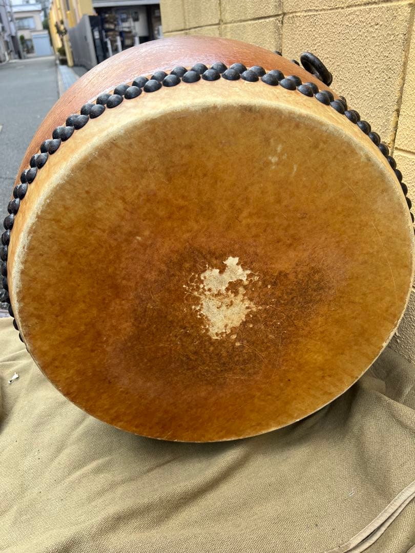 長調和太鼓１尺6寸　太鼓正 欅まだまだ現役
