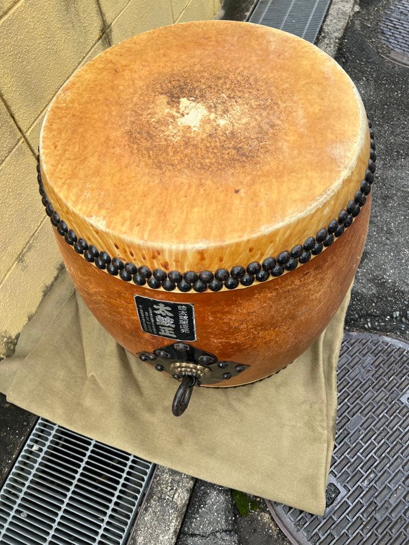 長調和太鼓１尺6寸　太鼓正 欅まだまだ現役