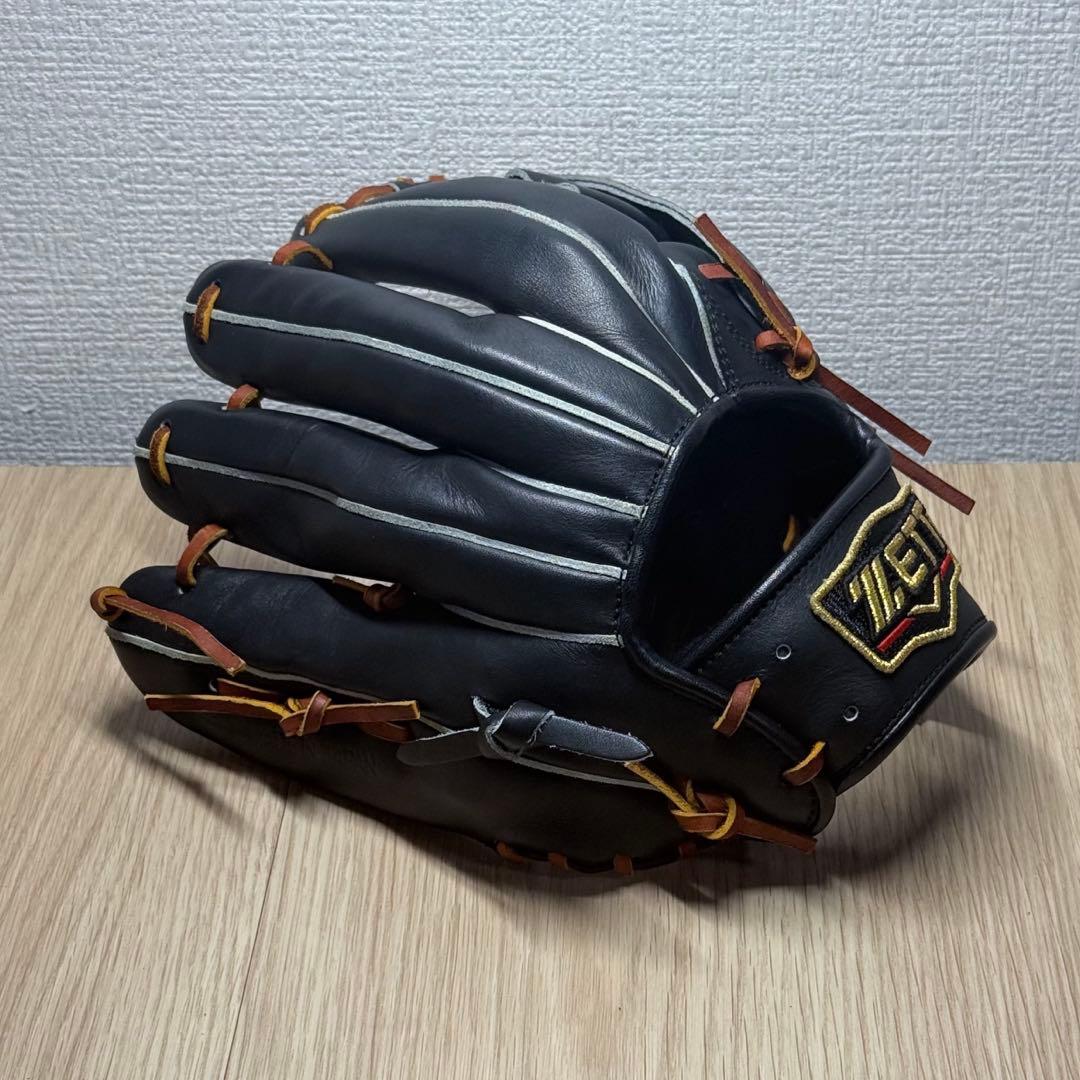 ZETT プロステイタス 軟式 内野手用 クロス締め/逆巻き