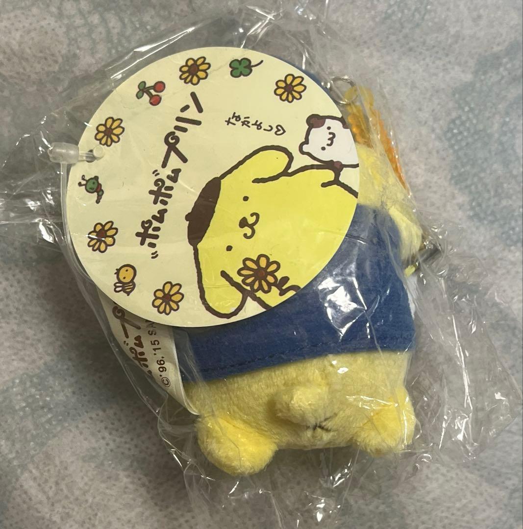 セール中‼️【新品・未開封・タグ付き】ポムポムプリン　駅長ストラップ　マスコット
