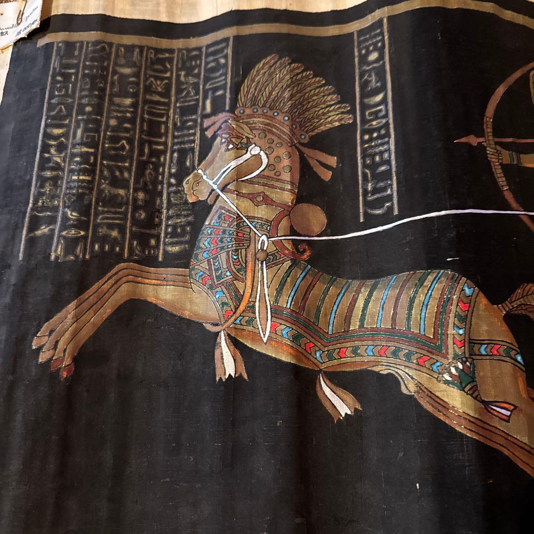 エジプトパピルス画 ラムセスチャリオット