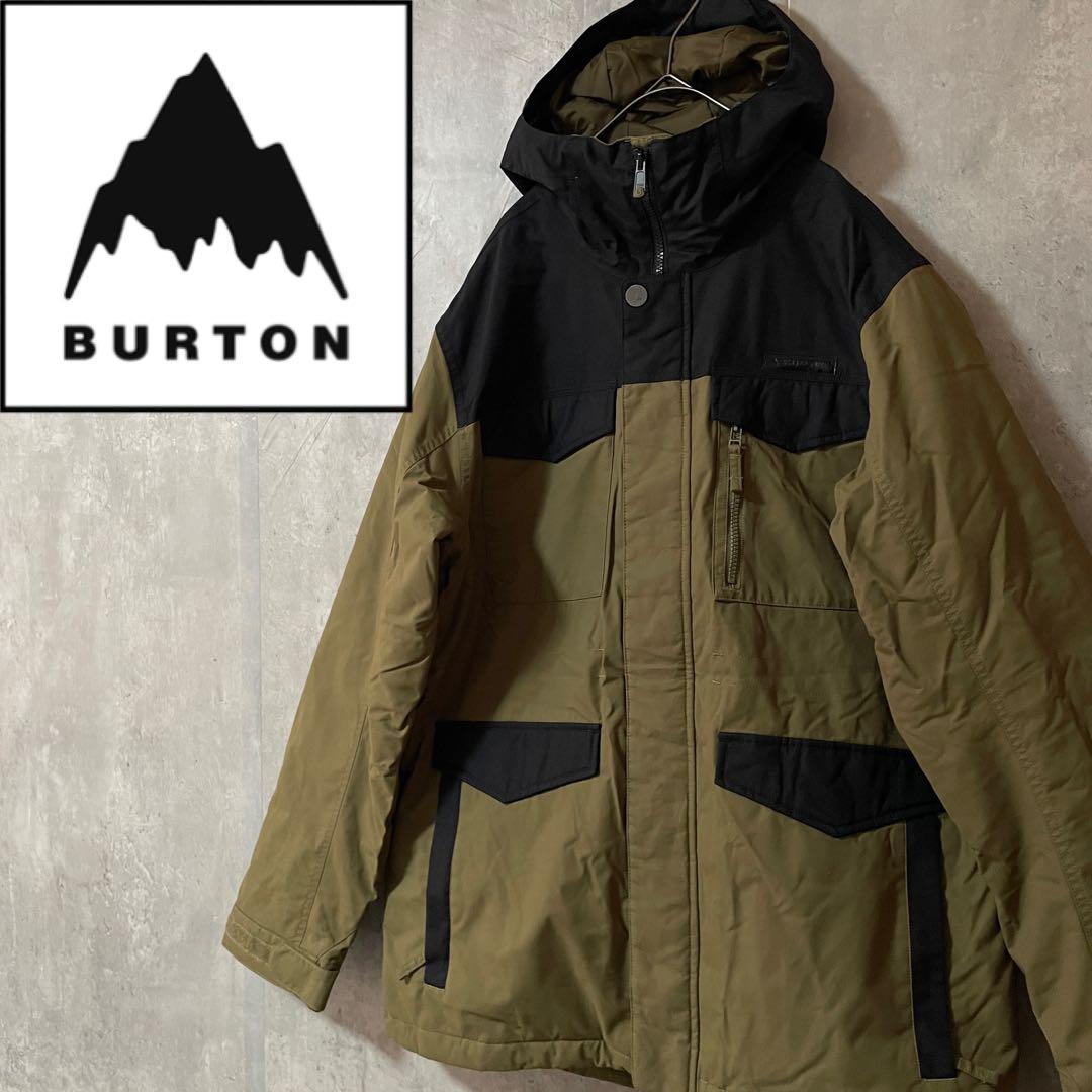 Burtonバートンスキーウェアスノーボードジャケットパーカーベージュカーキ希少