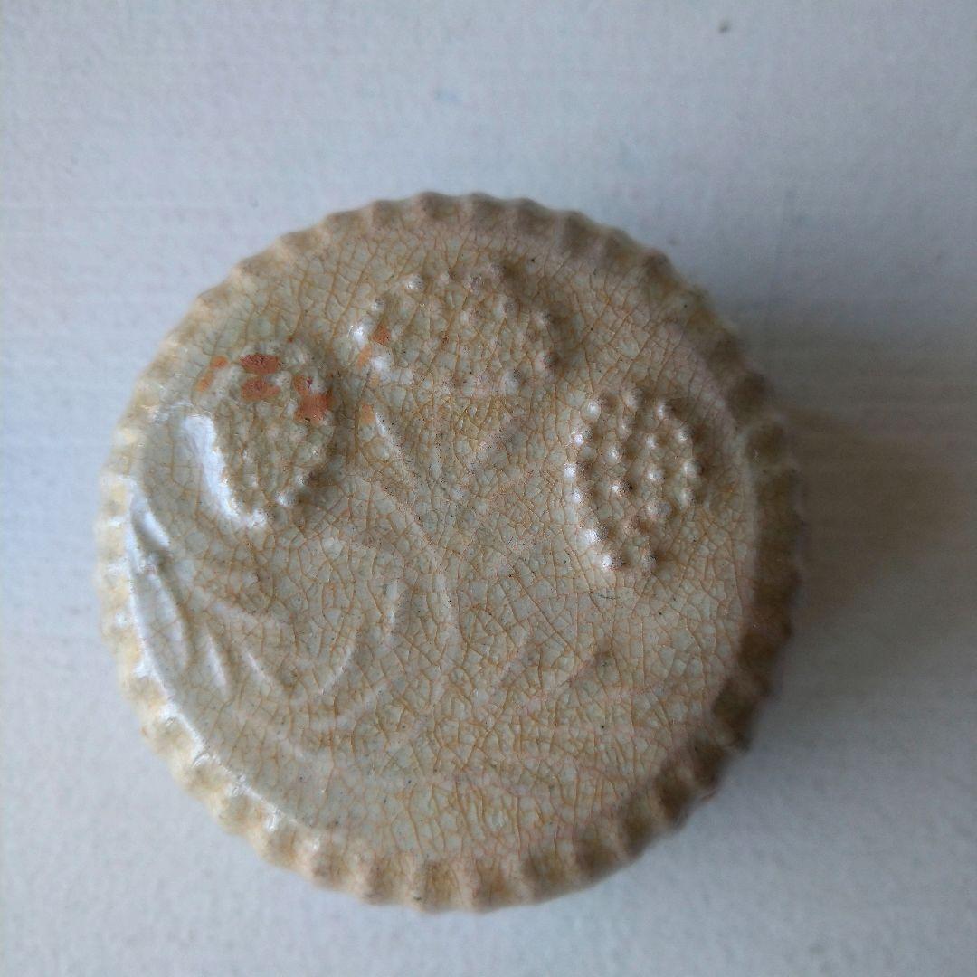 香合 古支那陽刻 香盒