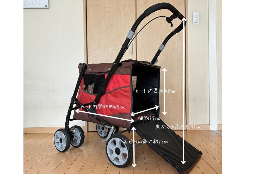 【送料込】大型犬用　ペットバギーDECA PROGRE（デカプログレ）