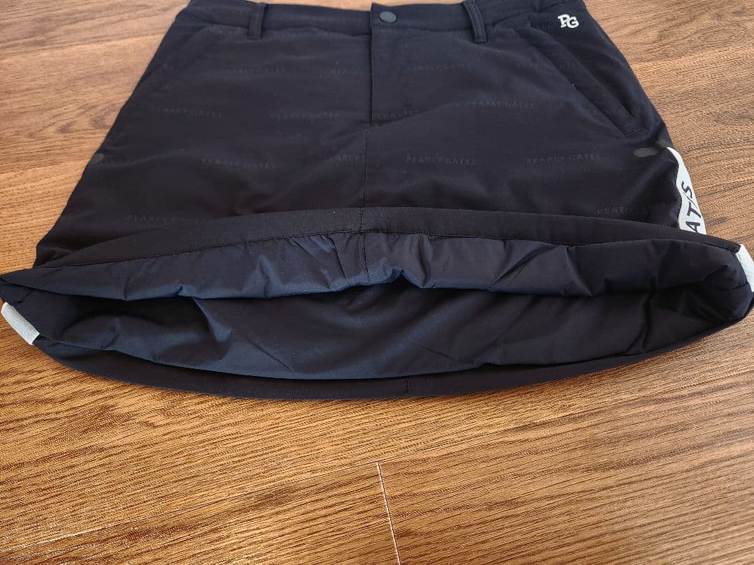 【超美品】PEARLY GATES ダークネイビー 中綿スカート