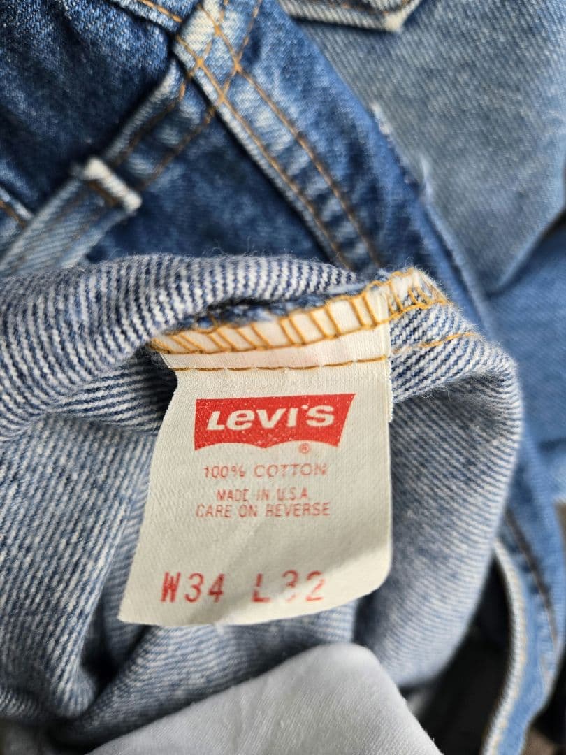 ​【USA製】90s Levi's 610 W34 刻印525 極太テーパード