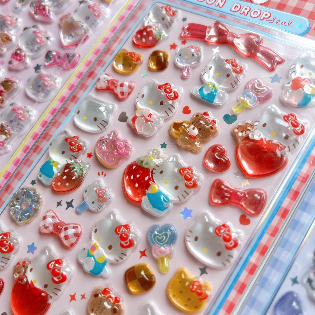 【タイムセール】正規品 ボンボンドロップシール サンリオ 第2弾 全8種セット