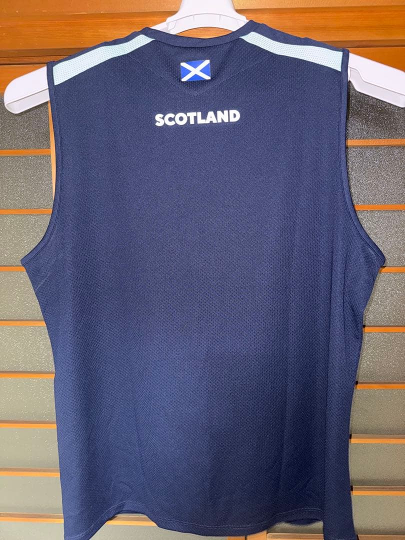 マクロン スコットランド代表 XXL シングレット ネイビー