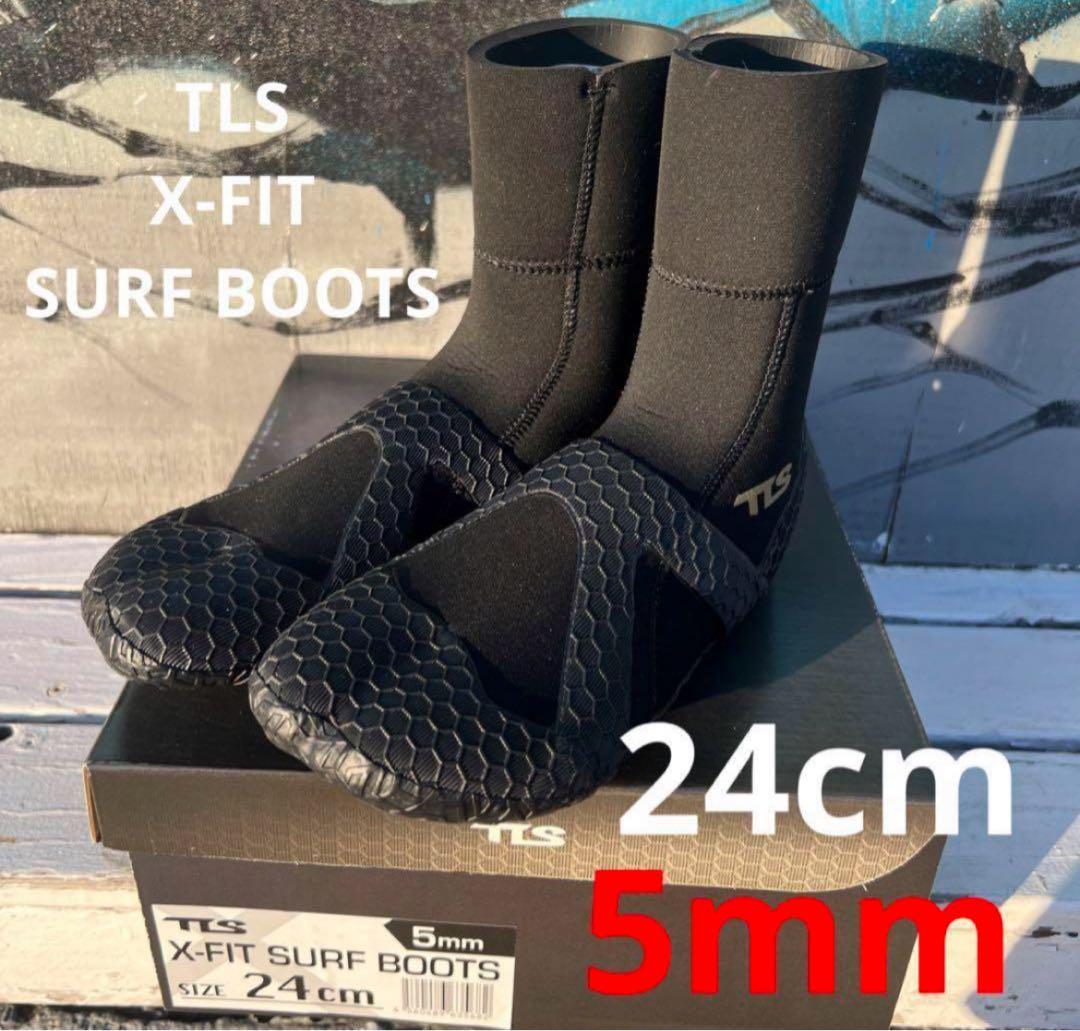 ツールス　サーフブーツ　エックスフィット　サーフィン　防寒対策　5ミリ　24cm