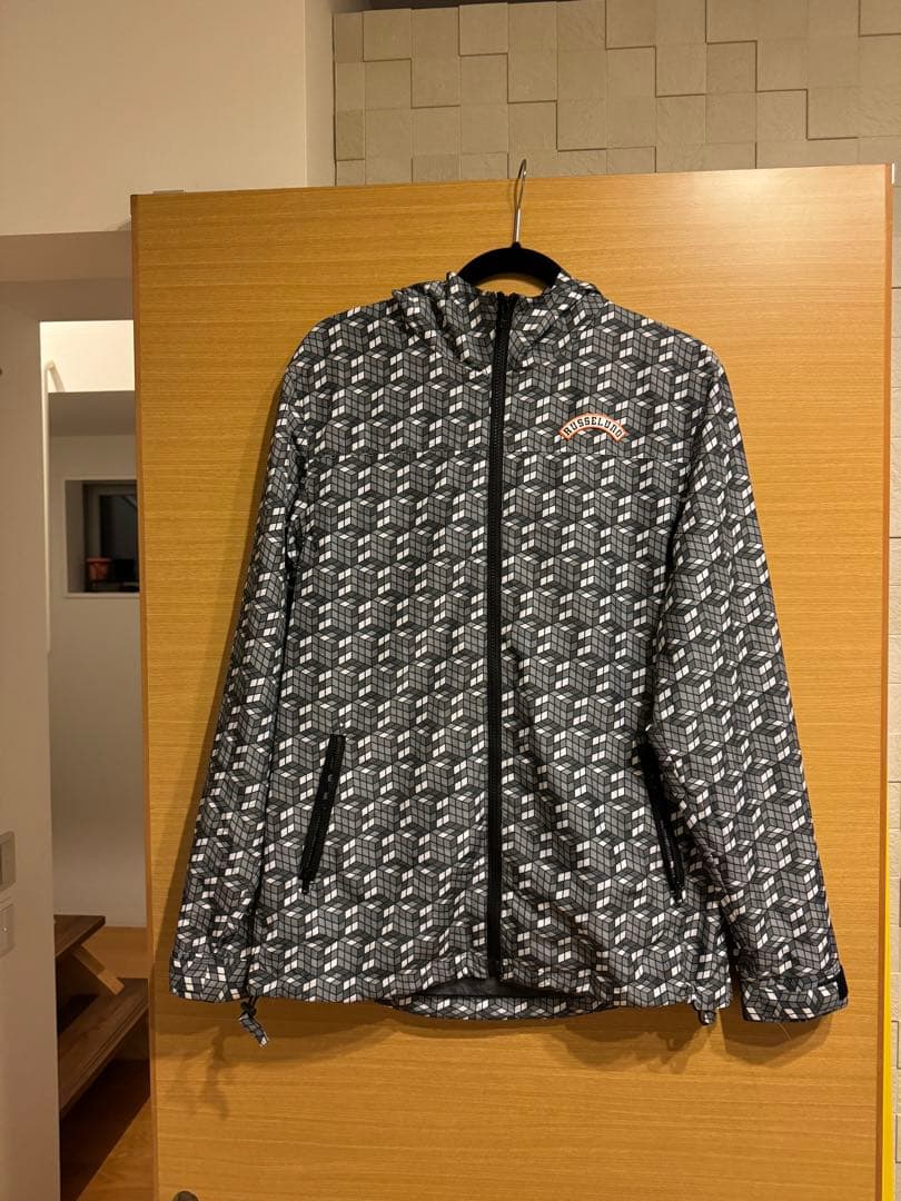 ラッセルノレインウェア グレー 立体デザイン