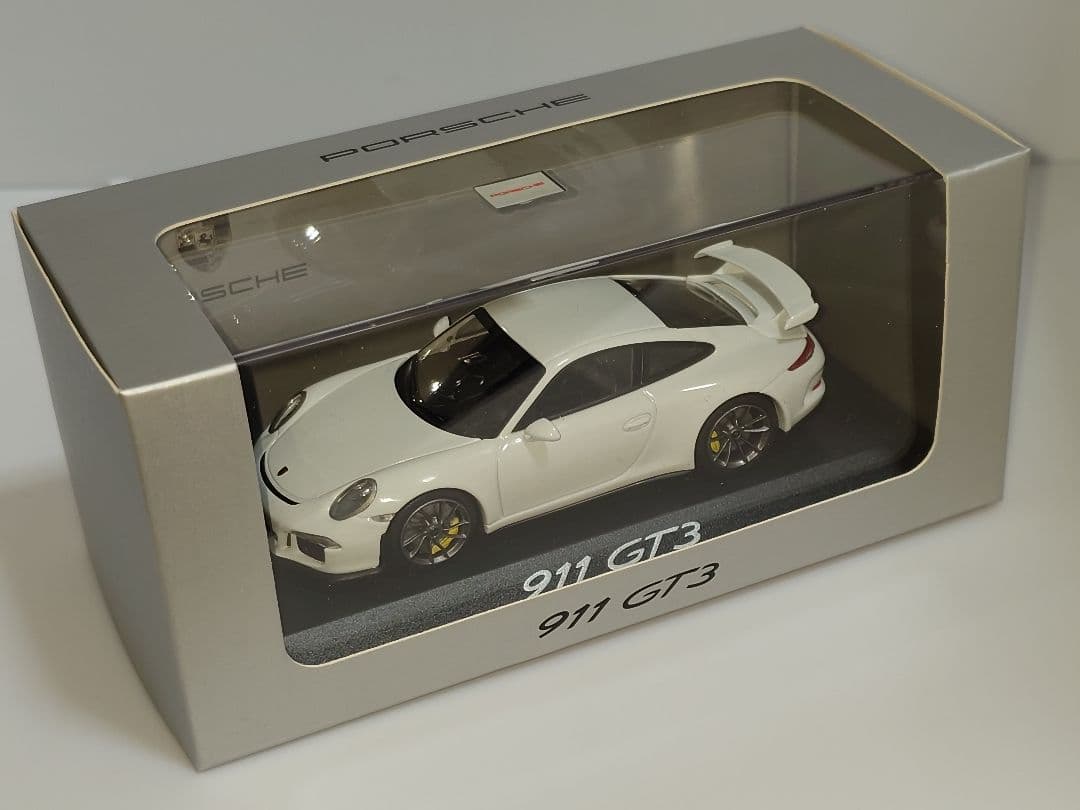 ミニチャンプス ポルシェ 911 GT3 1/43 ミニカー ホワイト