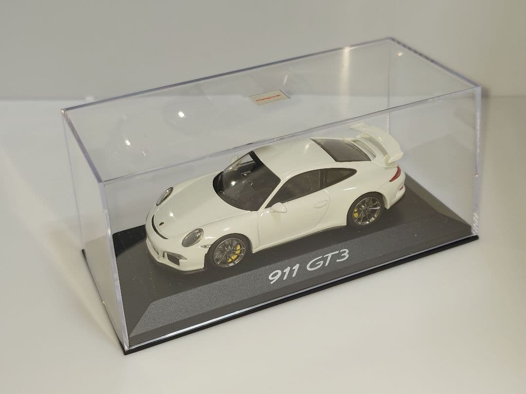 ミニチャンプス ポルシェ 911 GT3 1/43 ミニカー ホワイト