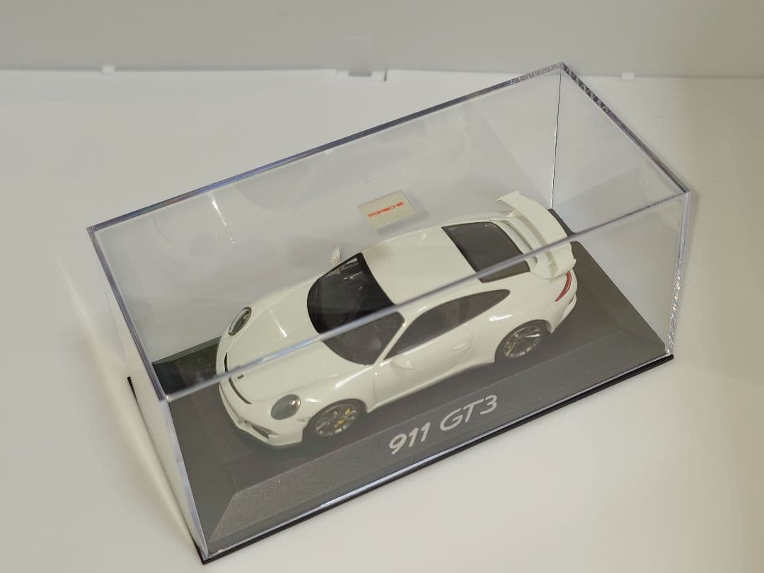 ミニチャンプス ポルシェ 911 GT3 1/43 ミニカー ホワイト
