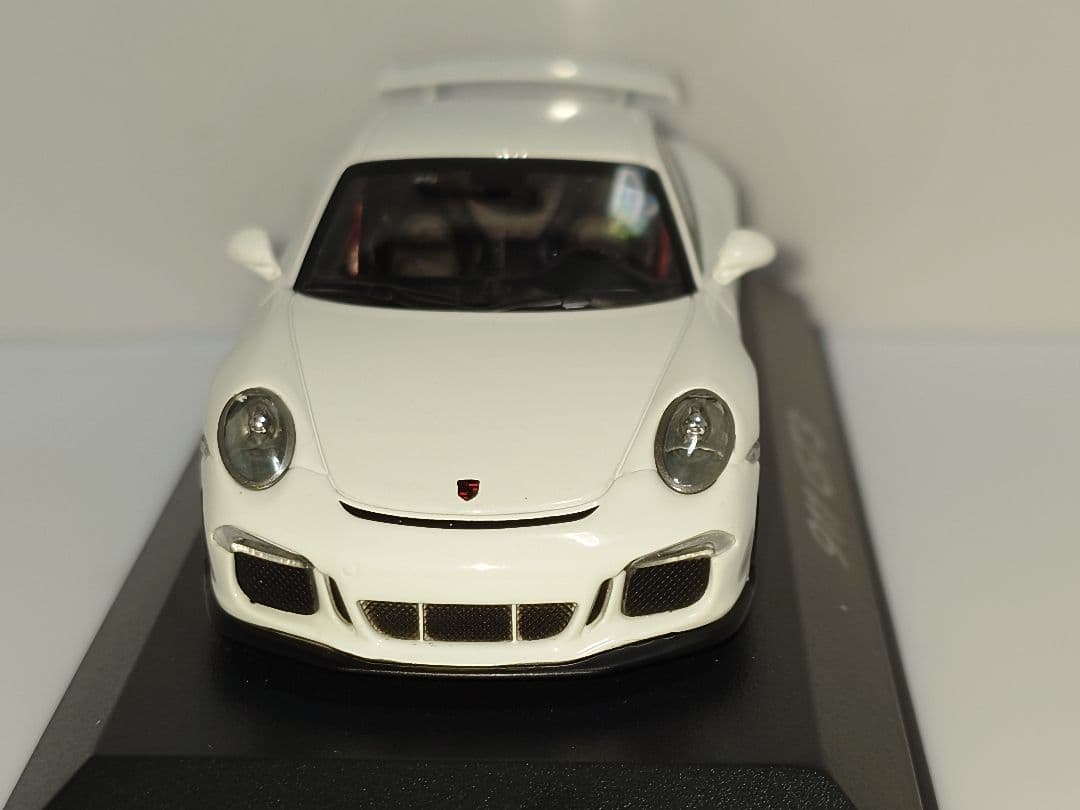 ミニチャンプス ポルシェ 911 GT3 1/43 ミニカー ホワイト