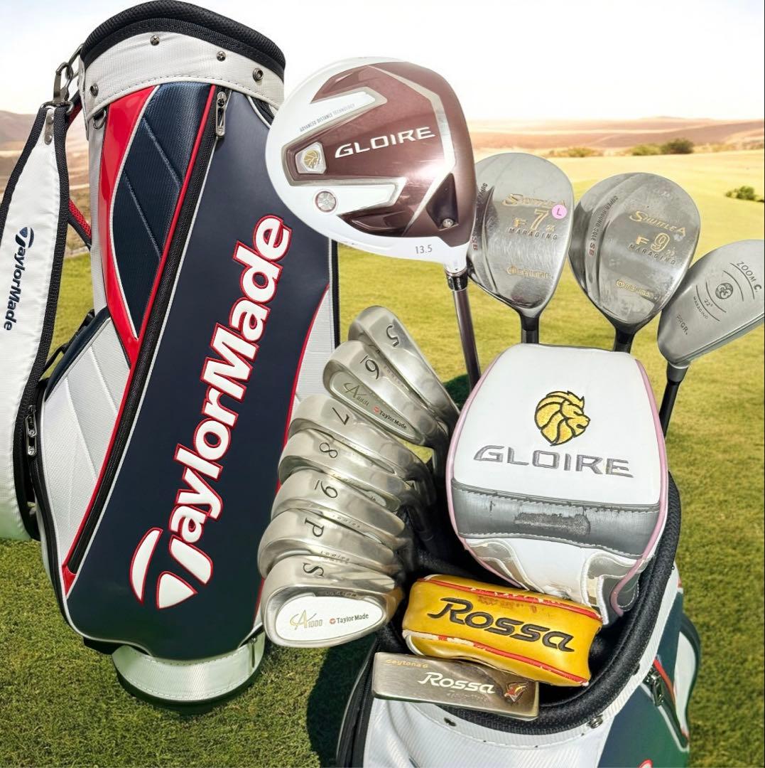 極美品 テーラーメイド 初心者 レディース ゴルフクラブセット フルセット 一式