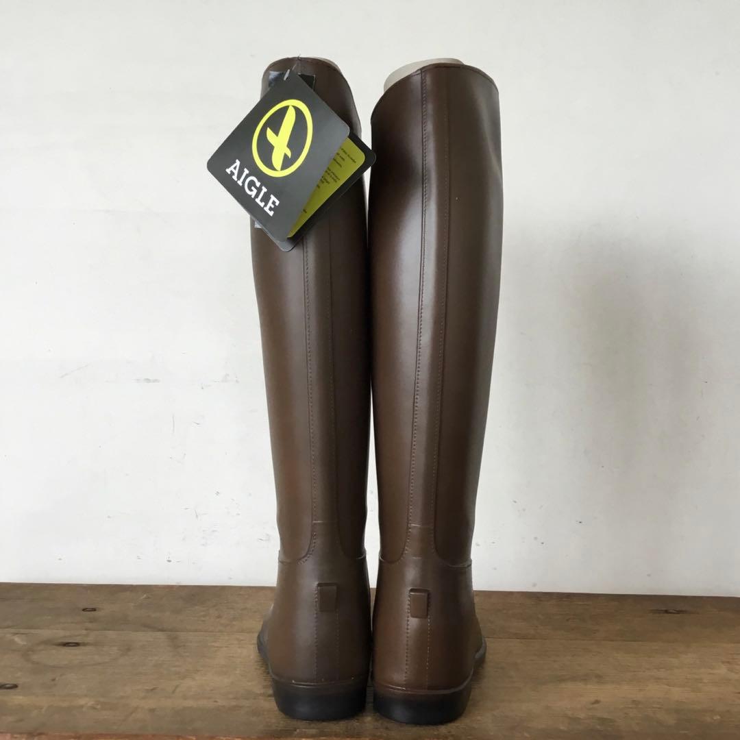 『訳あり』エーグル【新品】38（24.0）フランス製/デッドストック　ブラウン