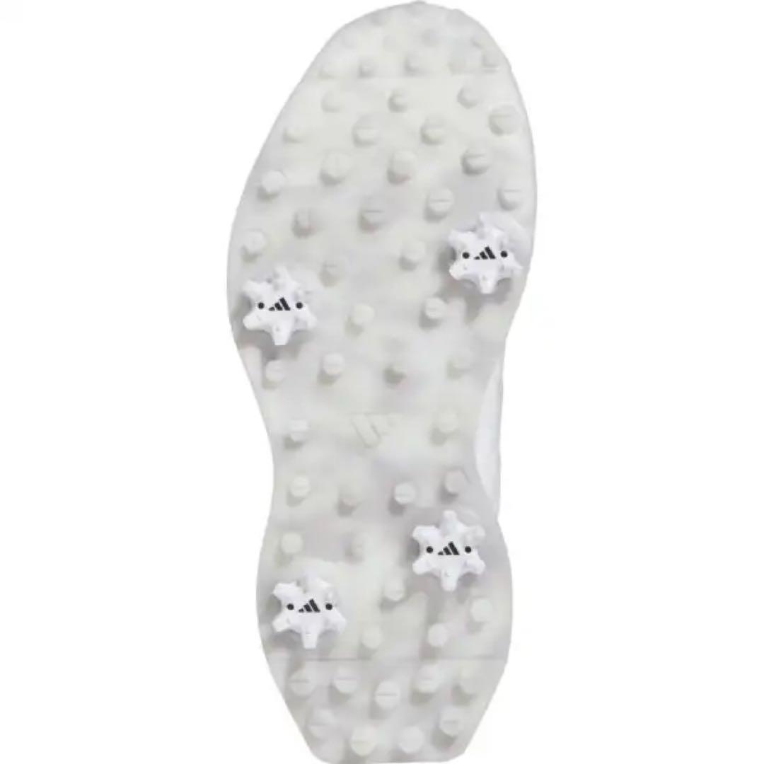 【値下げ】adidas ゴルフ　スパイク　24cmホワイト