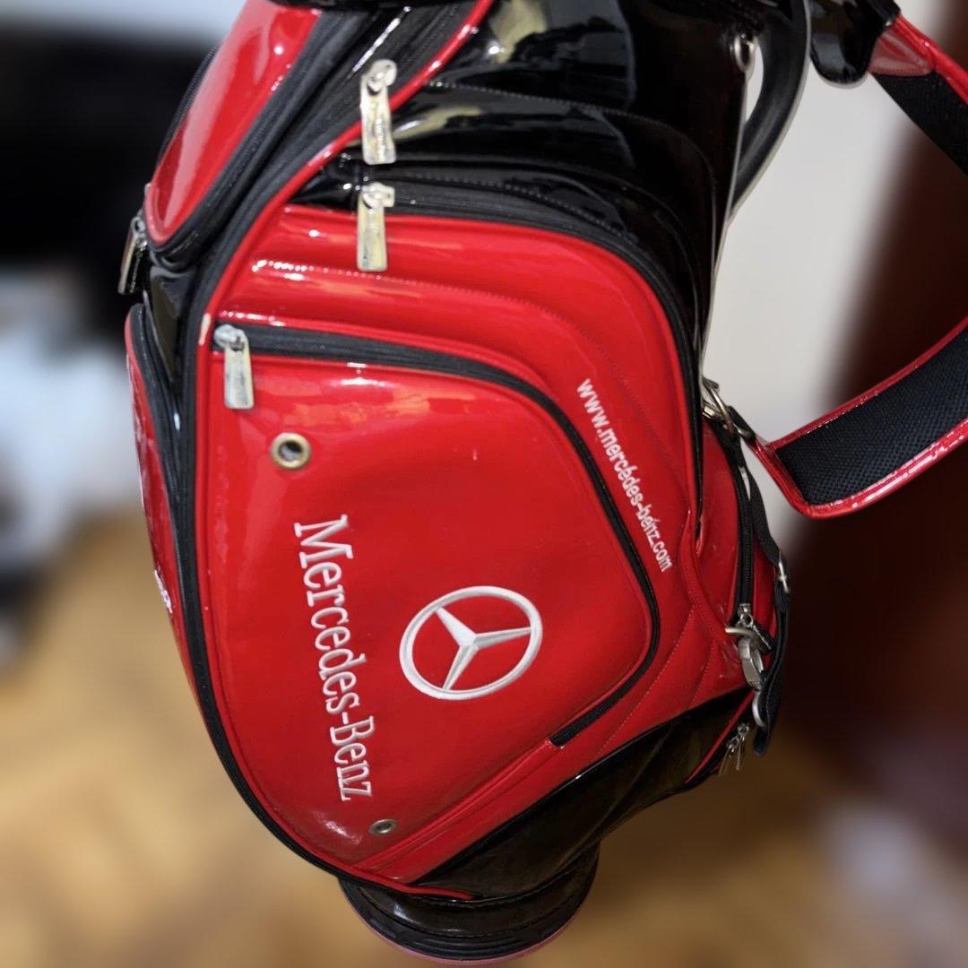 メルセデス・ベンツ キャディバッグ 赤/黒