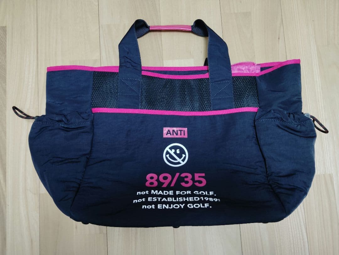 PEARLY GATES トートバッグ ネイビー/ピンク