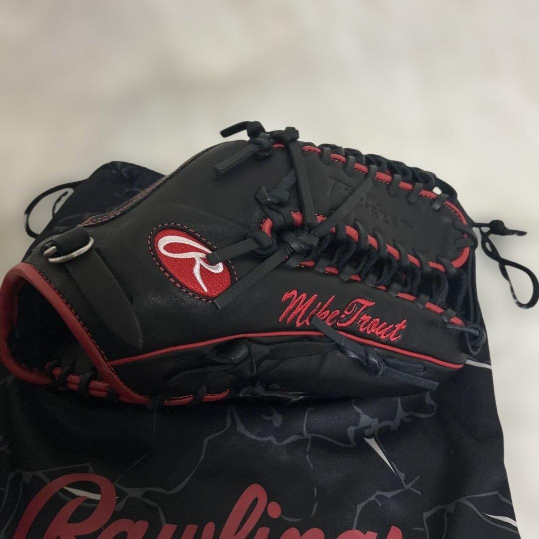 希少極美品　ローリングス　外野用　軟式グローブ トラウトモデル　おまけ付き