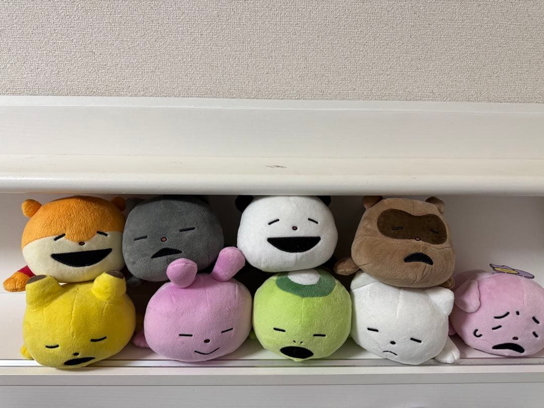 にしむらゆうじ　寝そべり　ぬいぐるみセット9体