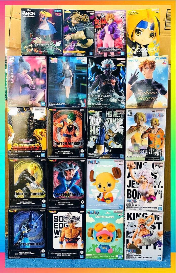 人気アニメ・コミックキャラクタープライズフィギュア20体セット 新品未開封