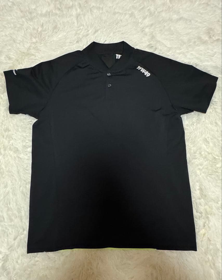 TFW49 ブラック XL ポロシャツ