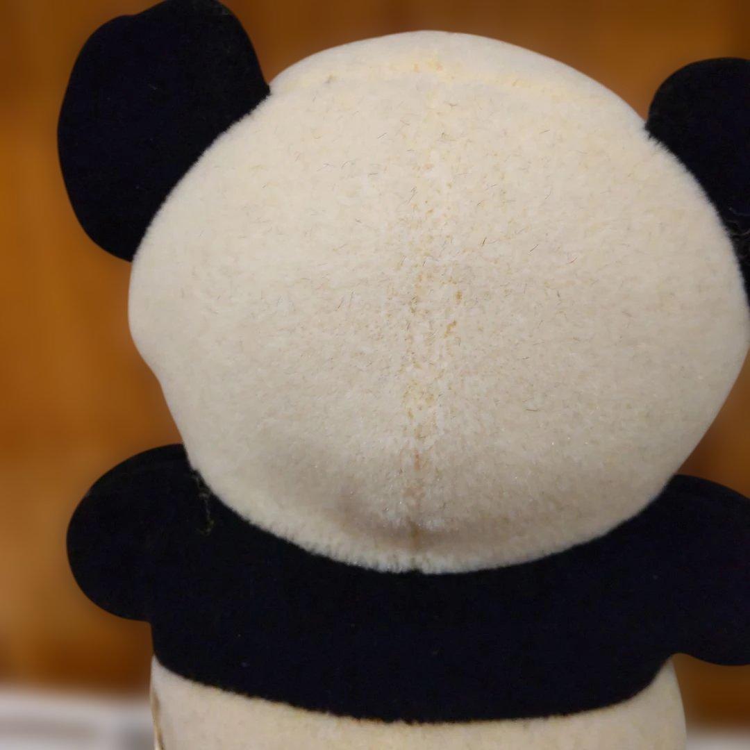 ムニュムニュ　パンダ　昭和レトロ　タグ付き　おふろもいっしょ