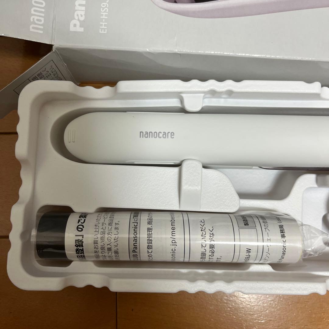 ヘアアイロン Panasonic EH-HS9J-W WHITE