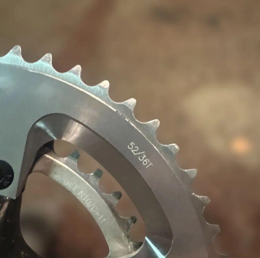 最安値FSA SL-K クランクセット 52/36T 172.5mm 約600g