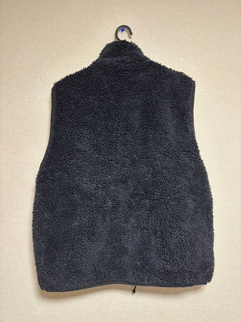 最終価格 stussy sherpa reversible vest Black
