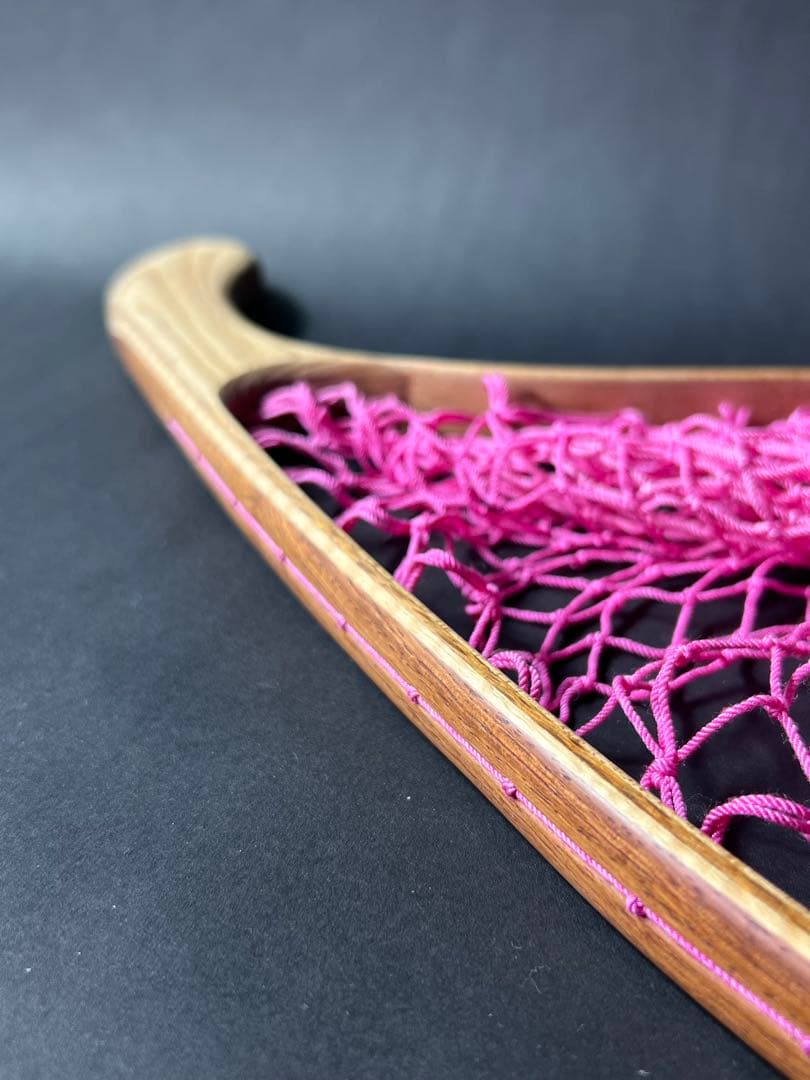 ランディングネット 渓流　花梨　桜　バーズアイメープル