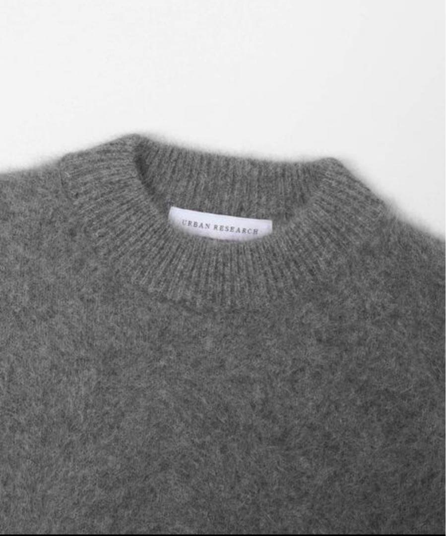 URBAN RESEARCH フォックス カシミヤクルーネックニット Lサイズ