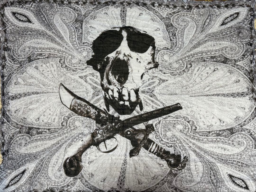 IFSIXWASNINEフラッグ スカル ストール 2枚セット HYDE着用