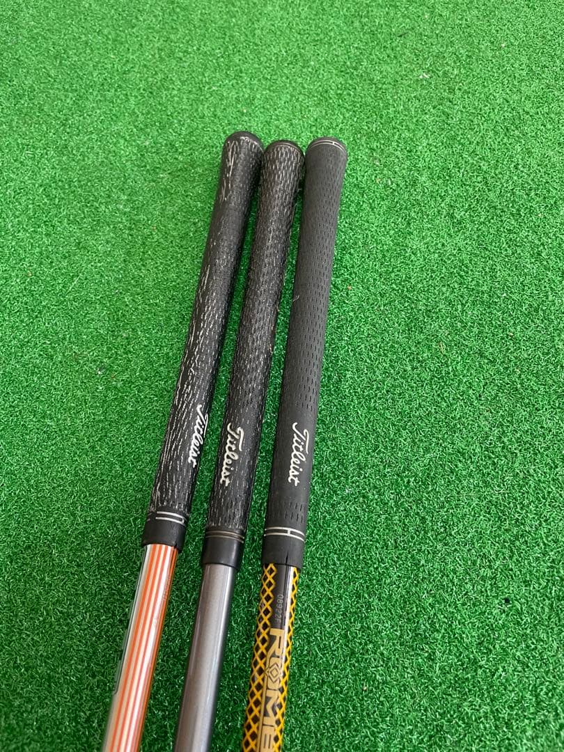 タイトリスト　ドライバー2本、ユーティリティ1本