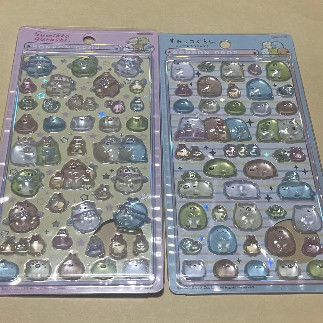 すみっコぐらし　ボンボンドロップシール