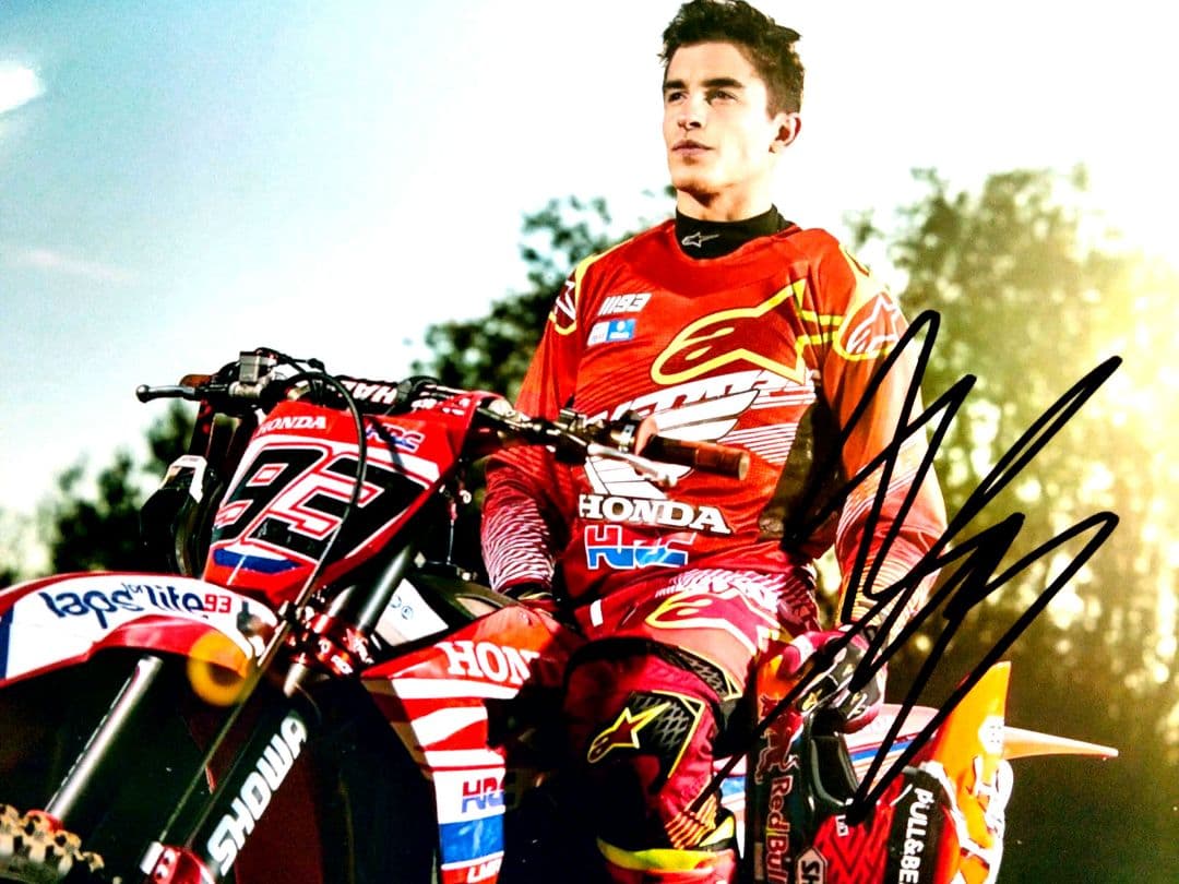 セール中…マルク・マルケス直筆サイン入り超大型写真…Marc Mrquez…