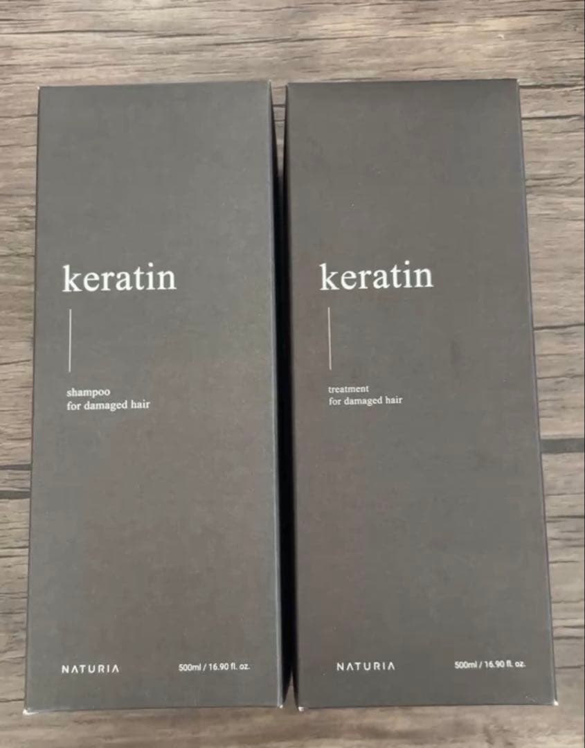 NATURIA ナチュリア　ケラチンシャンプー　トリートメント　韓国