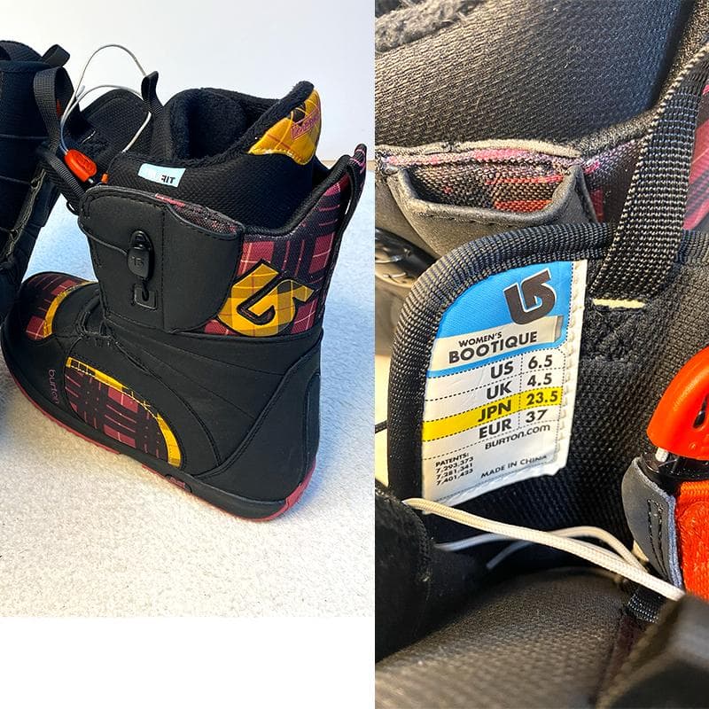 【3点セット】BURTON FEATHER 140cm スノーボード レディース