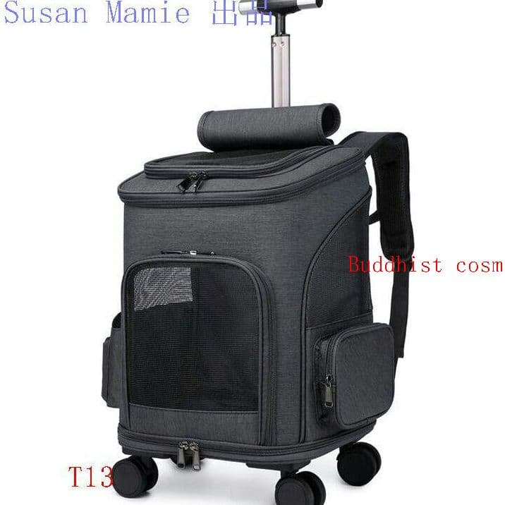 猫 バッグ ?リュック ペット アウトドア 通院 旅行 かわいい ?ブラックO