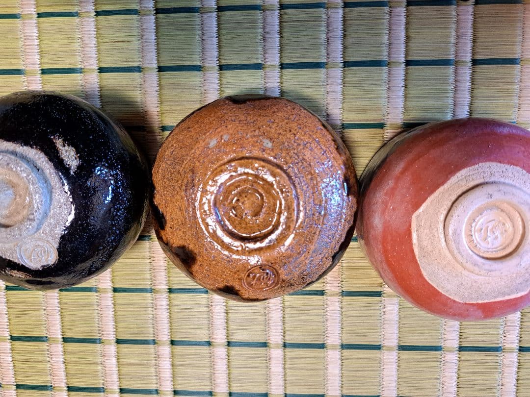 九代大樋長左衛門　12ヶ月茶碗　12客まとめて