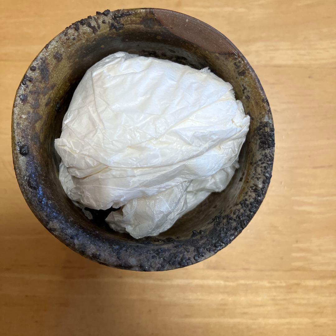 人間国宝藤原雄作　備前焼ぐい呑み