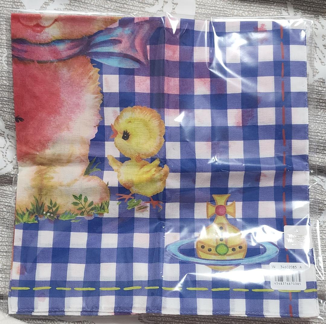 KITTY WITH WINE STAINS ハンカチ